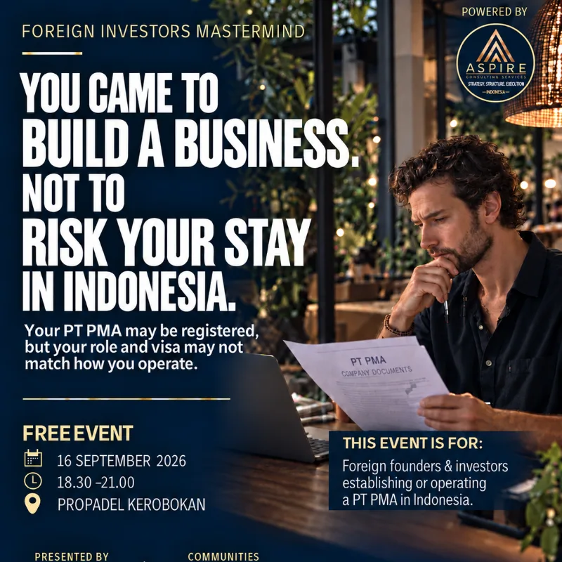 You Came To Build A Business—not To Risk Your Stay In Indonesia