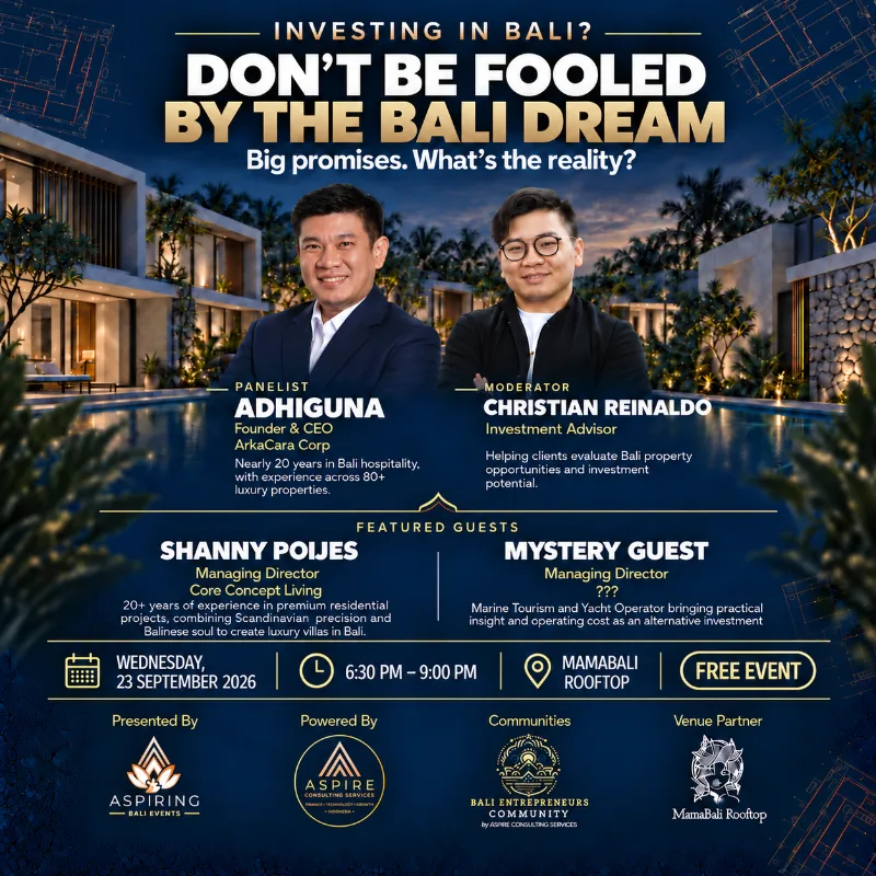 Investing In Bali? Don’t Be Fooled By The Bali Dream!