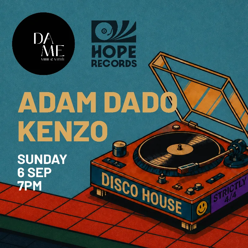 Disco House Sunday At Da Me — Adam Dado & Kenzo On Vinyl | Seminyak
