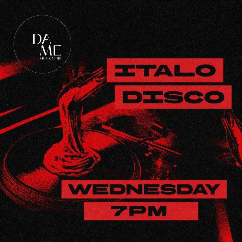 Italo Disco: Wednesday Vinyl Dinner & Pre-party In Seminyak